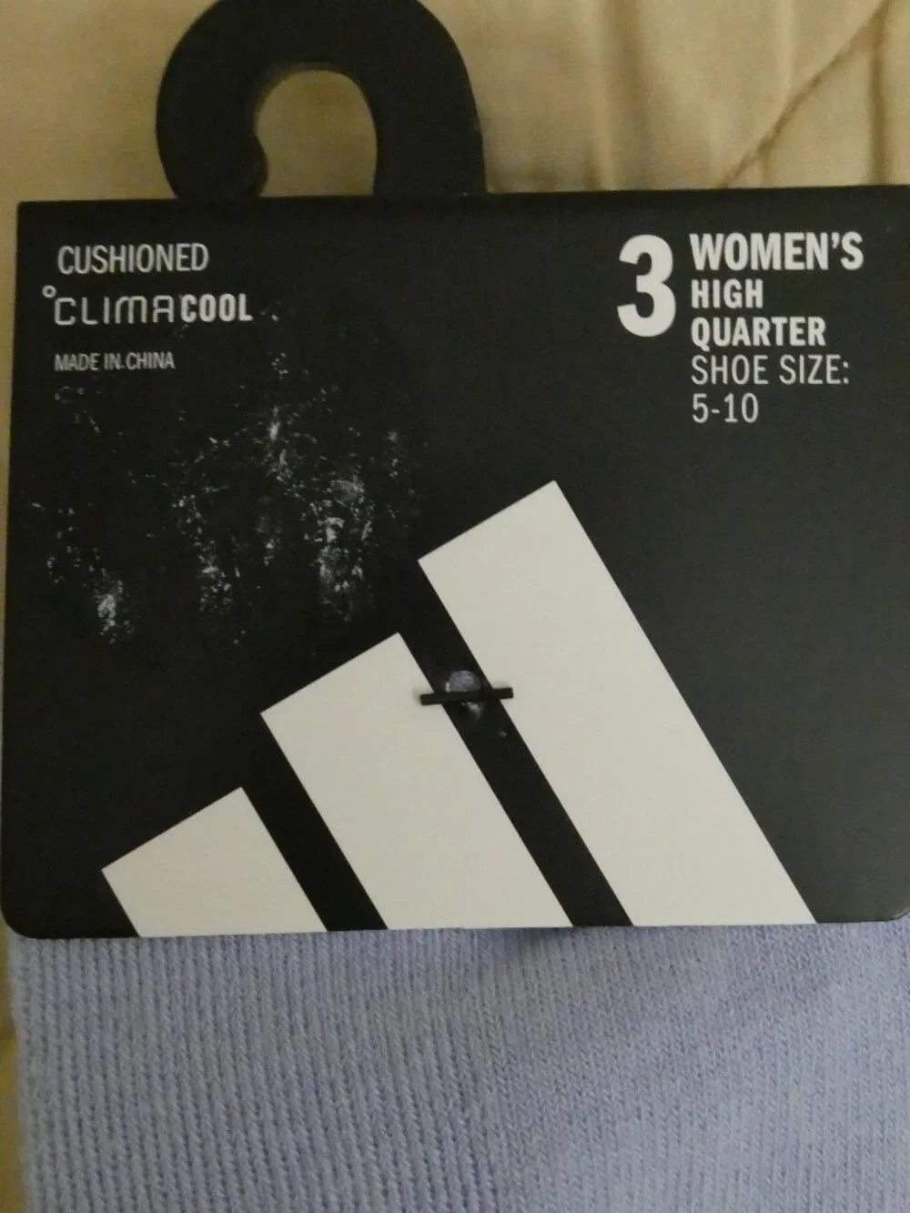 3 pack High Quarter ClimaCool Adidas Women’s Socks Size 5-10 NWT